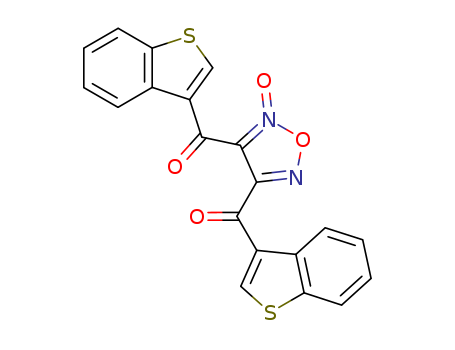Methanone,1,1'-(5-oxido-1,2,5-oxadiazole-3,4-diyl)bis[1-benzo[b]thien-3-yl- cas  7146-33-0