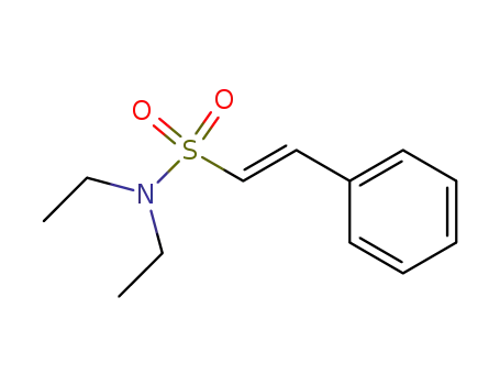 Molecular Structure of 73451-43-1 ((Z)-N,N-diethyl-2-phenylethenesulfonamide)