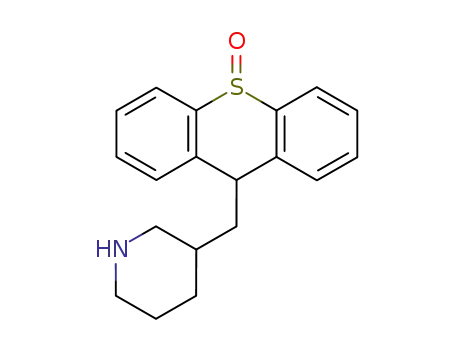 Molecular Structure of 73771-85-4 (3-(Thioxanthen-9-ylmethyl) piperidine, S-oxide)