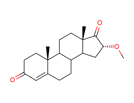 Androst-4-ene-3,17-dione,16-methoxy-, (16a)-(9CI) cas  7355-96-6