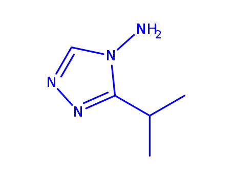 Molecular Structure of 735212-04-1 (4H-1,2,4-Triazol-4-amine,3-(1-methylethyl)-(9CI))