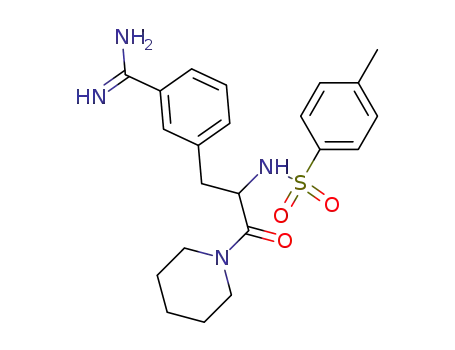 Molecular Structure of 80457-09-6 (N(alpha)-(4-Toluenesulfonyl)-3-amidinophenylalanylpiperidine)