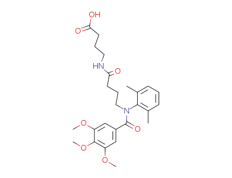 Butanoic acid, 4-((4-((2,6-dimethylphenyl)(3,4,5-trimethoxybenzoyl)amino)-1-oxobutyl)amino)-