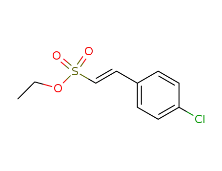 Molecular Structure of 73300-79-5 ((E)-ethyl2-(4-chlorophenyl)ethenesulfonate)