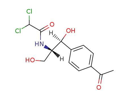 Acetamide,N-[(1R,2R)-2-(4-acetylphenyl)-2-hydroxy-1-(hydroxymethyl)ethyl]-2,2-dichloro- cas  735-52-4