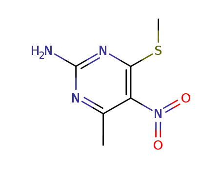 4-methyl-6-methylsulfanyl-5-nitro-pyrimidin-2-ylamine