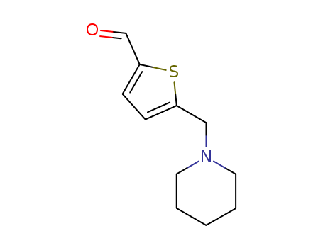 5-(piperidin-1-ylmethyl)thiophene-2-carbaldehyde(SALTDATA: FREE)