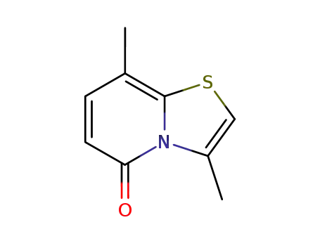 Molecular Structure of 71310-15-1 (3,8-dimethyl-5H-[1,3]thiazolo[3,2-a]pyridin-5-one)