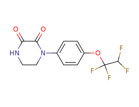 1-[4-(1,1,2,2-tetrafluoroethoxy)phenyl]-2,3-piperazinedione