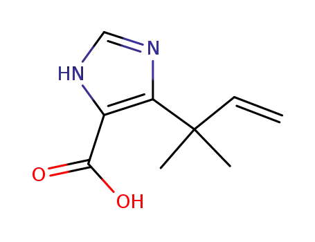 1H-Imidazole-5-carboxylic  acid,  4-(1,1-dimethyl-2-propen-1-yl)-
