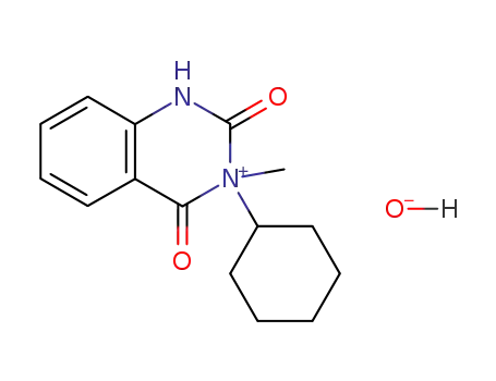 3-cyclohexyl-3-methyl-2,4-dioxo-1,2,3,4-tetrahydro-quinazolinium; hydroxide