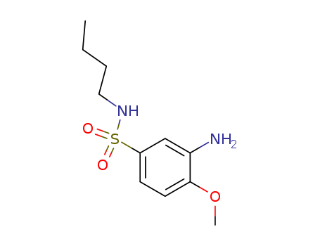 Benzenesulfonamide,3-amino-N-butyl-4-methoxy- cas  80-22-8