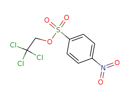 Molecular Structure of 73688-65-0 (2,2,2-Trichloroethyl p-nitrobenzenesulfonate)