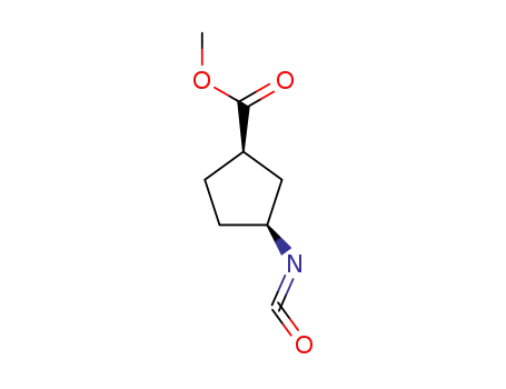 (1R,3S)-3-Isocyanato-cyclopentanecarboxylic acid methyl ester