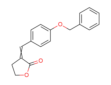 Molecular Structure of 73839-66-4 (4,5-Dihydro-3-(p-benzyloxybenzylidene)-2(3H)-furanone)