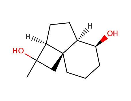 Molecular Structure of 733047-17-1 (Cyclobut[c]indene-2,5-diol, decahydro-2-methyl-, (2aS,4aR,5S,8aR)- (9CI))