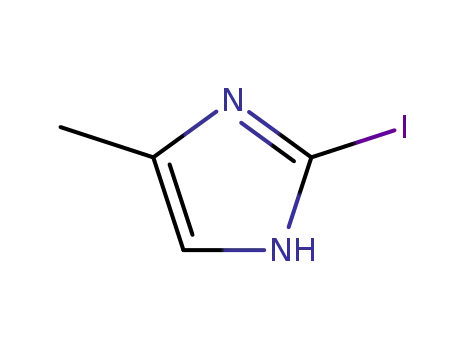 Molecular Structure of 73746-43-7 (2-Iodo-4-methylimidazole)