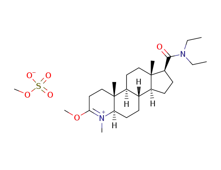 17β-(diethylamino carbonyl)-3-methoxy-4-methyl-4-azonia-5α-androst-3-ene-methylsulfate