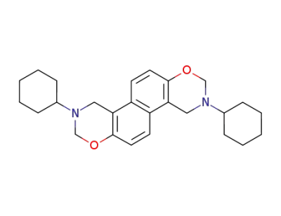 2,3,4,8,9,10-ヘキサヒドロ-3,9-ジシクロヘキシルナフト[1,2-e:5,6-e′]ビス[1,3]オキサジン