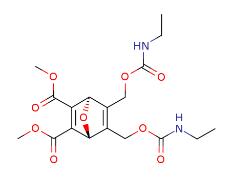 7-Oxabicyclo[2.2.1]hepta-2,5-diene-2,3-dicarboxylicacid, 5,6-bis[[[(ethylamino)carbonyl]oxy]methyl]-, 2,3-dimethyl ester cas  71388-56-2