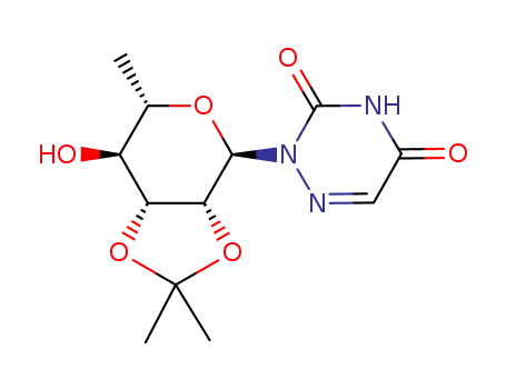 6-aza-1-(2',3'-O-isopropylidene-α-L-rhamnosyl)-uracil