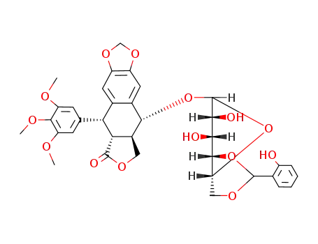 4,6-O-サリシリデン-β-D-グルコピラノシドポドフィロトキシン