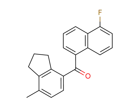 (5-fluoronaphthalen-1-yl)(7-methyl-2,3-dihydro-1H-inden-4-yl)methanone