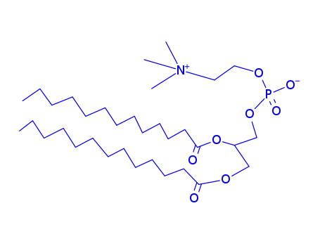 Molecular Structure of 71242-28-9 (1,2-DITRIDECANOYL-SN-GLYCERO-3-PHOSPHOCHOLINE)