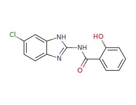 Benzamide, N-(6-chloro-1H-benzimidazol-2-yl)-2-hydroxy- cas  73723-79-2