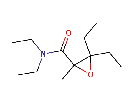 Molecular Structure of 733046-05-4 (Oxiranecarboxamide, N,N,3,3-tetraethyl-2-methyl- (9CI))