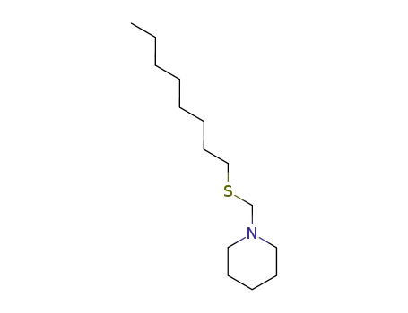 Molecular Structure of 73477-71-1 (Piperidine, 1-[(octylthio)methyl]-)