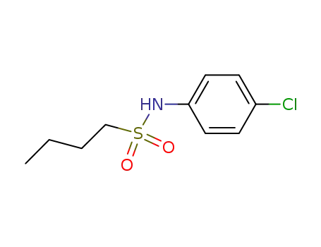 Molecular Structure of 7143-37-5 (N-(4-chlorophenyl)butane-1-sulfonamide)