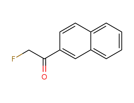 Molecular Structure of 71365-99-6 (Ethanone, 2-fluoro-1-(2-naphthalenyl)- (9CI))