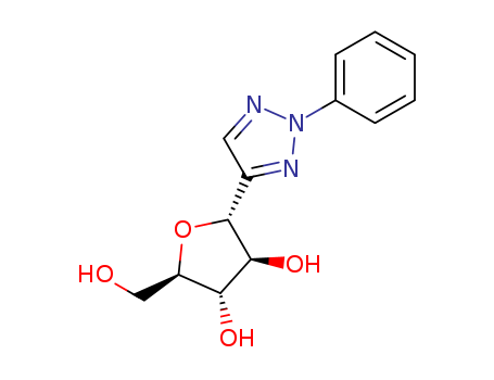 2-(hydroxymethyl)-5-(2-phenyltriazol-4-yl)oxolane-3,4-diol