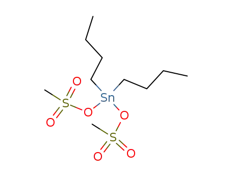 Molecular Structure of 73927-86-3 (Bis(methanesulfonic acid)dibutylstannylene ester)