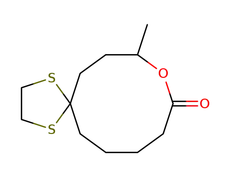 9-Oxa-1,4-dithiaspiro[4.9]tetradecan-10-one, 8-methyl-