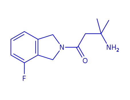 3-AMINO-1-(4-FLUOROISOINDOLIN-2-YL)-3-METHYLBUTAN-1-ONE