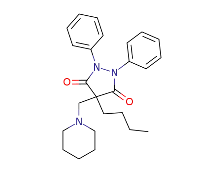 4-butyl-1,2-diphenyl-4-(piperidin-1-ylmethyl)pyrazolidine-3,5-dione