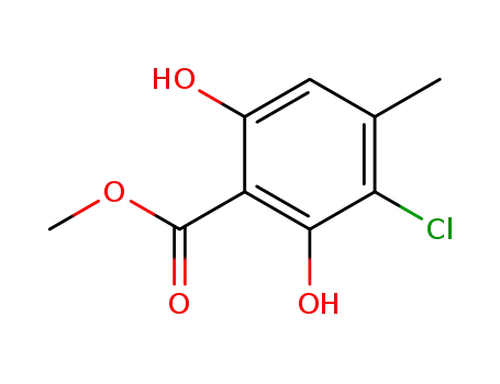 3-chloro-2,6-dihydroxy-4-methyl-benzoic acid methyl ester