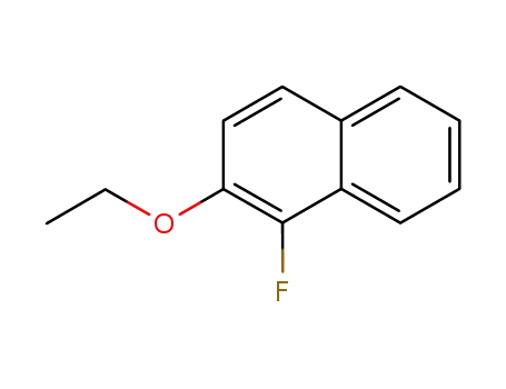 Molecular Structure of 78649-26-0 (2-Ethoxy-1-fluoronaphthalene)