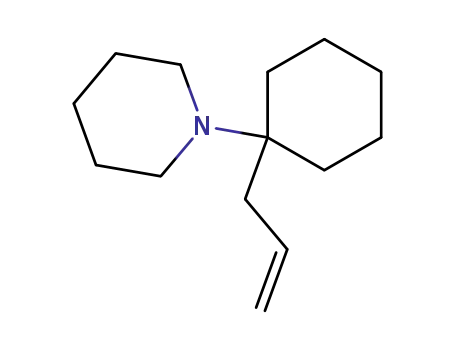 Molecular Structure of 7418-80-6 (1-(1-Allylcyclohexyl)piperidine)