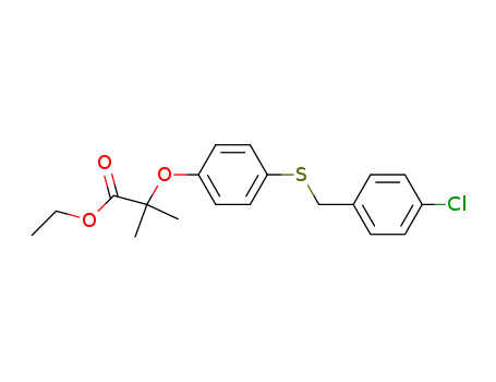 에틸 2-[4-[(4-클로로페닐)메틸술파닐]페녹시]-2-메틸-프로파노에이트