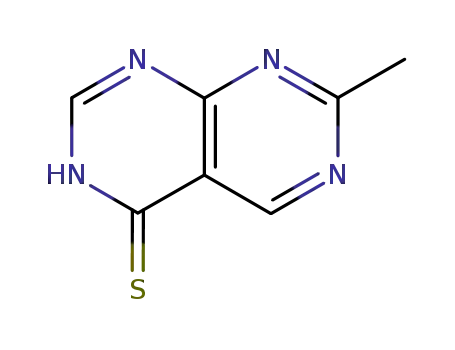 Molecular Structure of 7403-30-7 (7-methylpyrimido[4,5-d]pyrimidine-4(1H)-thione)
