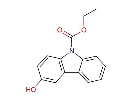 Molecular Structure of 361434-23-3 (ethyl 3-hydroxy-9H-carbazole-9-carboxylate)