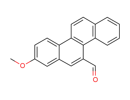 Molecular Structure of 87901-90-4 (5-Chrysenecarboxaldehyde, 8-methoxy-)