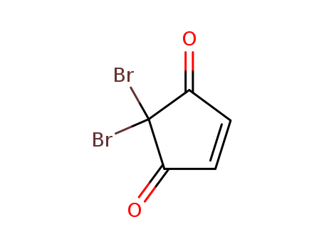 4-Cyclopentene-1,3-dione,2,2-dibromo- cas  7405-10-9