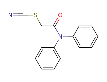 Thiocyanic acid, diphenylcarbamoylmethyl ester