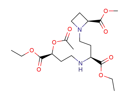 (S)-1-[(S)-3-((S)-3-Acetoxy-3-ethoxycarbonyl-propylamino)-3-ethoxycarbonyl-propyl]-azetidine-2-carboxylic acid methyl ester