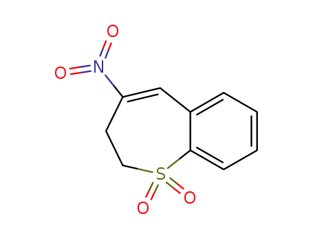 Molecular Structure of 7405-25-6 (4-nitro-2,3-dihydro-1-benzothiepine 1,1-dioxide)