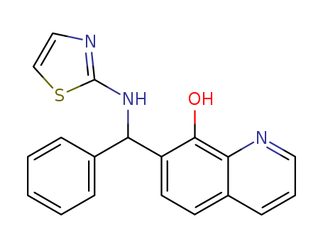 7-[phenyl-(1,3-thiazol-2-ylamino)methyl]quinolin-8-ol